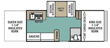Forest River Viking V-Trec V3 floor plan
