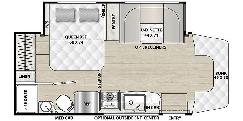 2023 Coachmen Prism Elite 24FSE floor plan