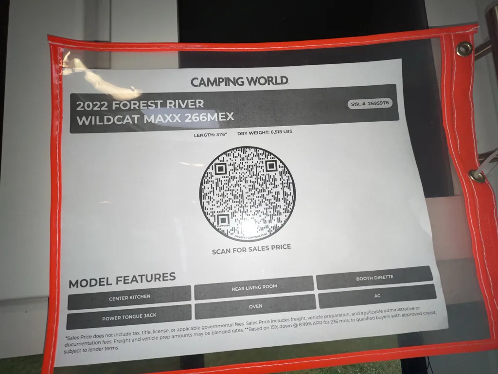 2022 Forest River Wildcat Maxx 266MEX, Photos photo 24