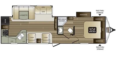 2017 Keystone RV Cougar 279RKSWE - Floor plan