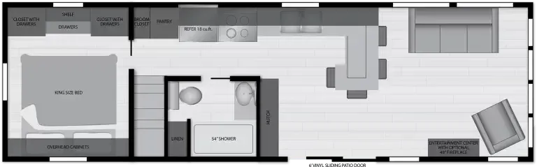 Kropf Lakeside 8104BK floor plan