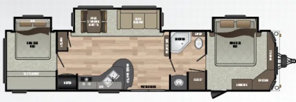 Keystone Residence 401KBBH floor plan