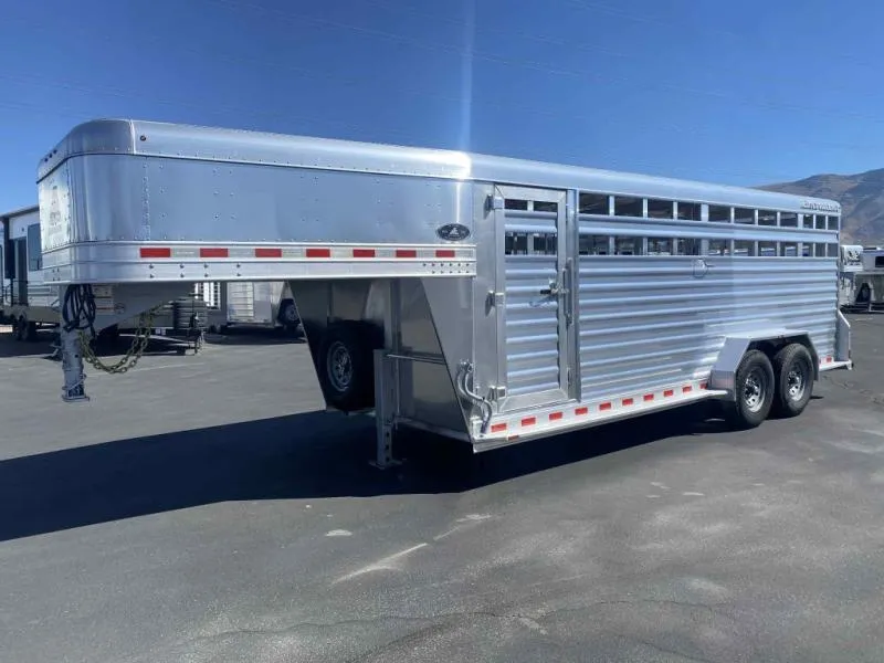 2026 Elite Open Stock 20' Gooseneck Livestock - Main photo