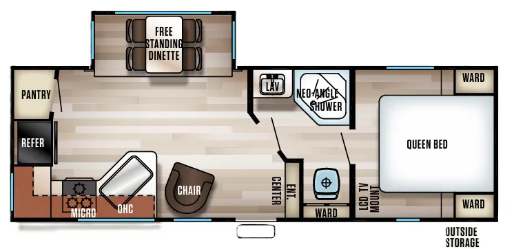 Forest River Cherokee 244JR floor plan