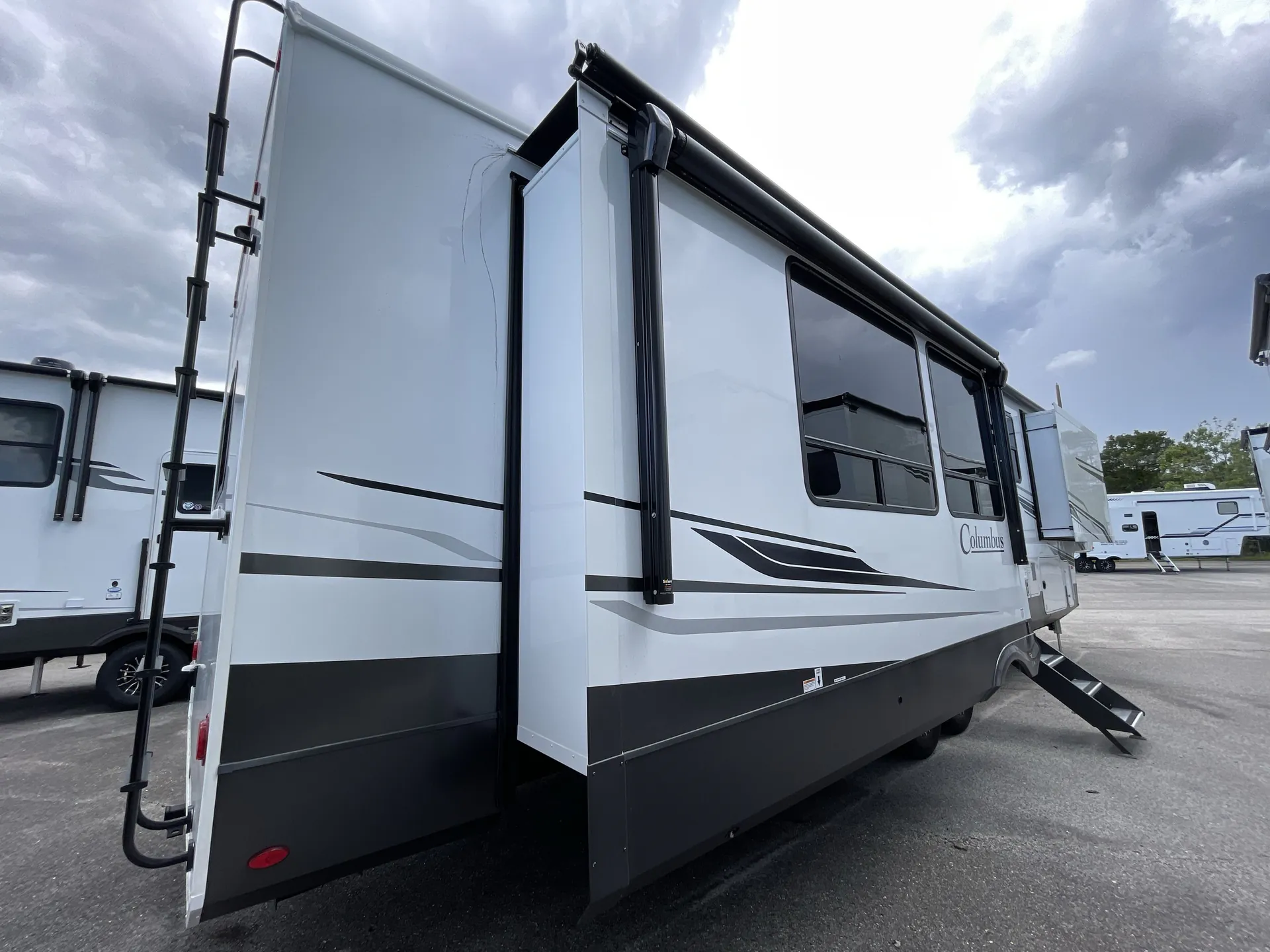 2027 Forest River Columbus 379MBL — campside