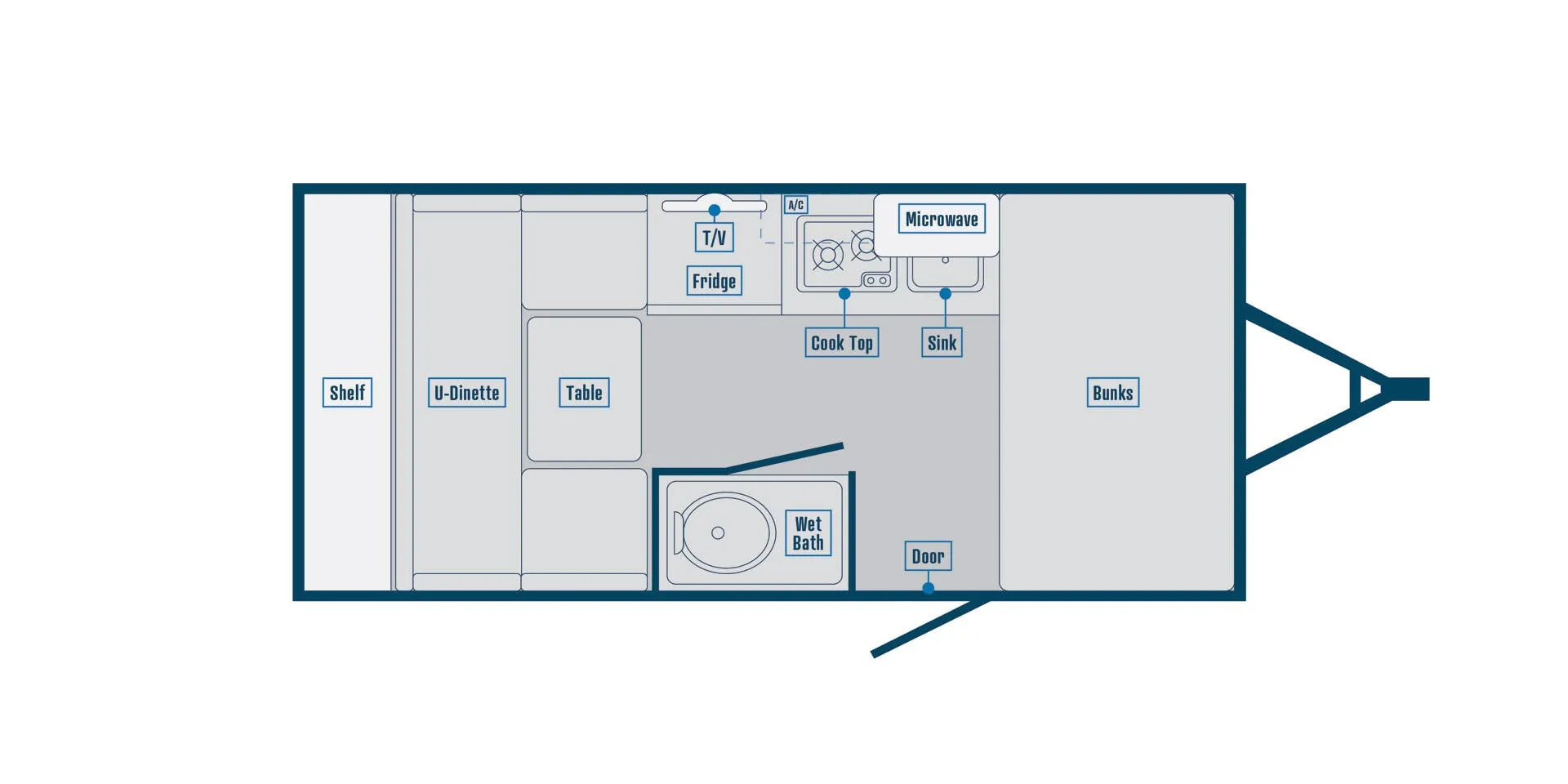 Bontrager Outdoors Standard 17BH floor plan