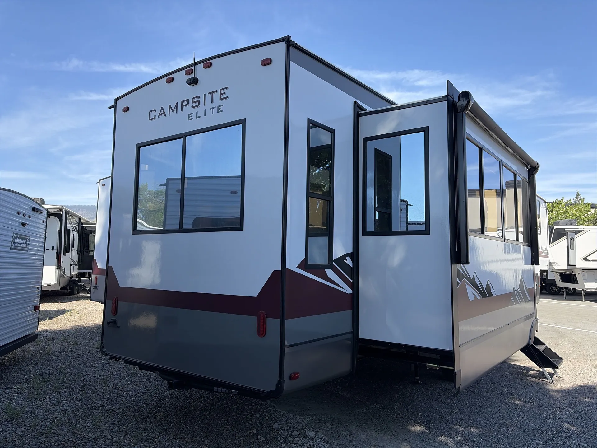 2027 Forest River Campsite Elite 36RF — backside