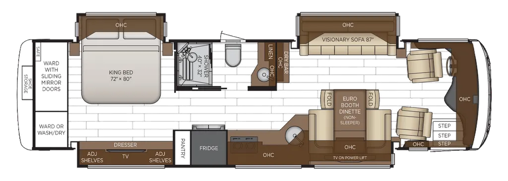 2026 Newmar New Aire 3543 floor plan