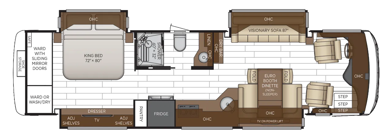 2026 Newmar New Aire 3543 - Floor plan