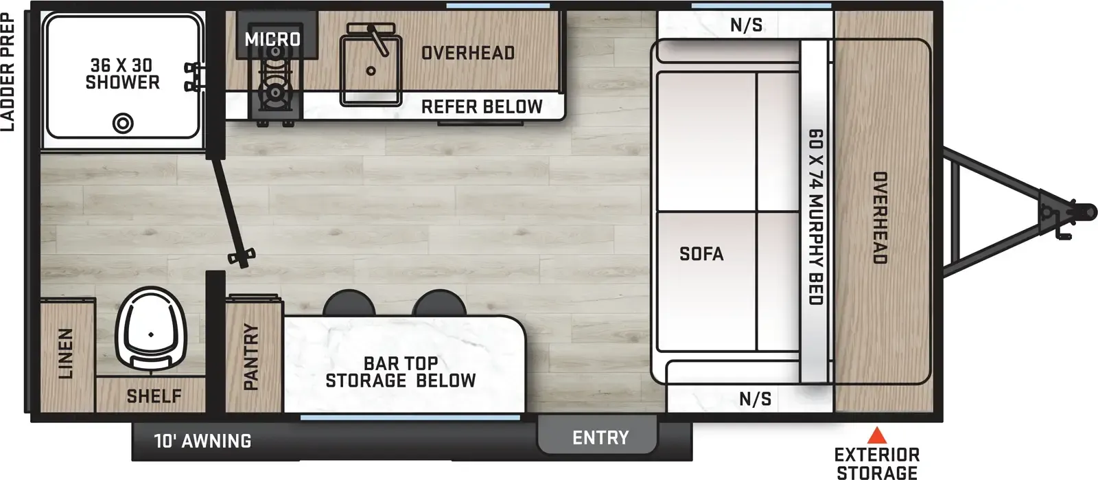 2024 Coachmen Catalina Summit Series 7 154RBX - Floor plan