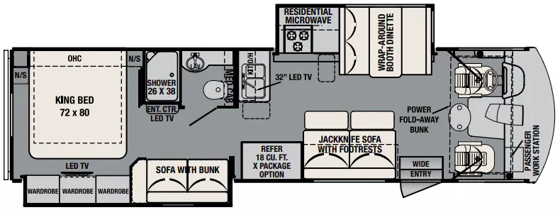 Forest River FR3 32DS floor plan