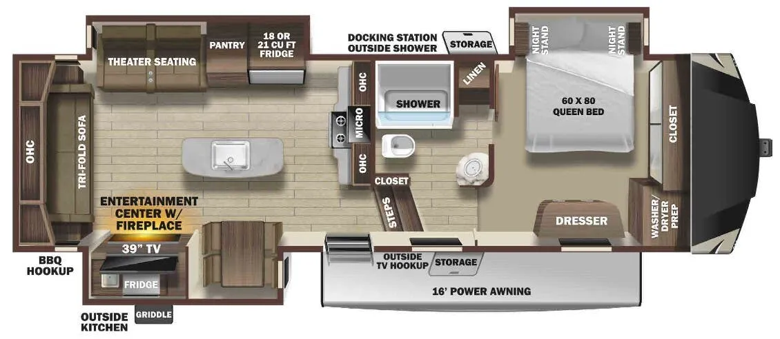 Highland Ridge Mesa Ridge MF284RLS floor plan