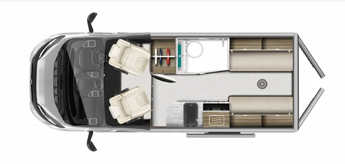 Auto-Trail V-Line SE 540 SE floor plan