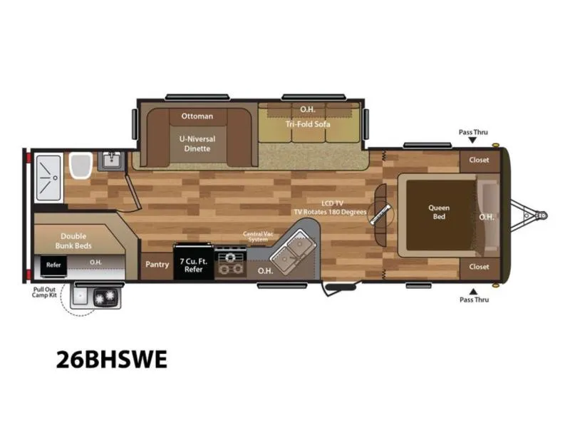 2015 Keystone Hideout 26BHSWE - Photo 3
