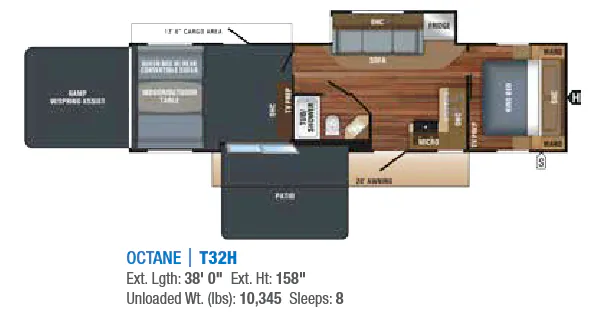 Jayco Octane T32H floor plan
