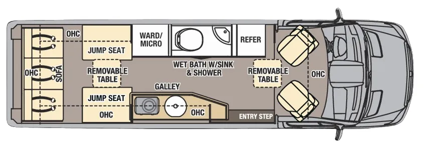 Coachmen Galleria 24FL floor plan
