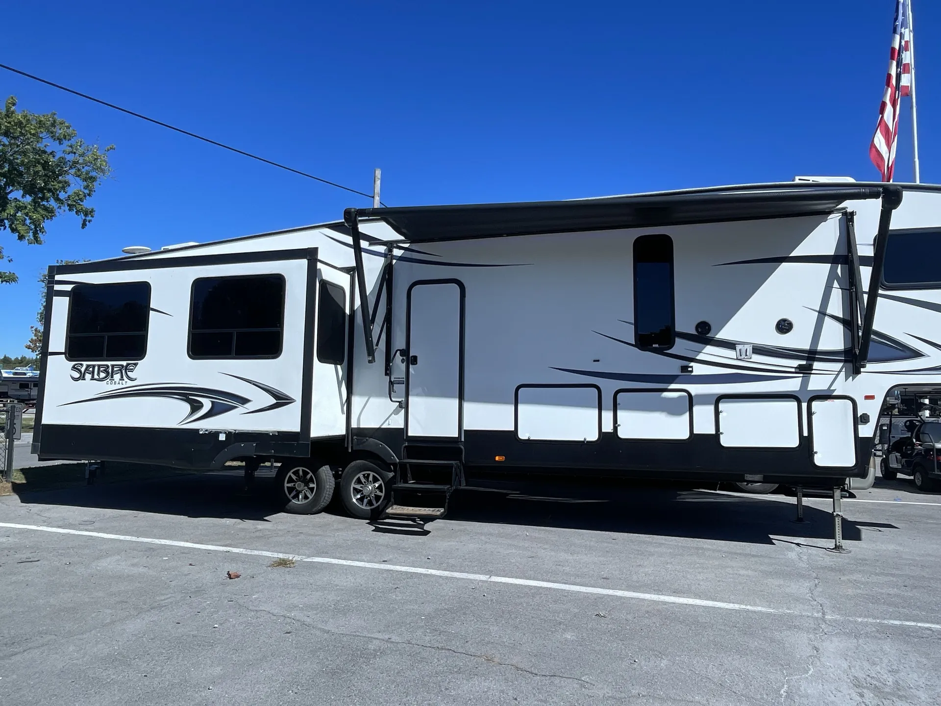 2017 Forest River Sabre 36BHQ — campside