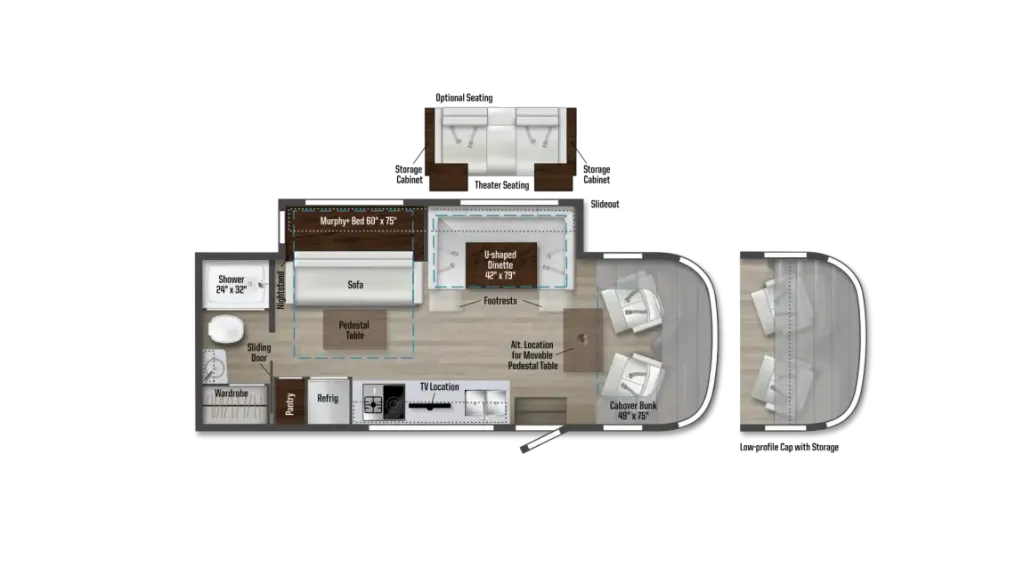 2026 Winnebago View 24D floor plan