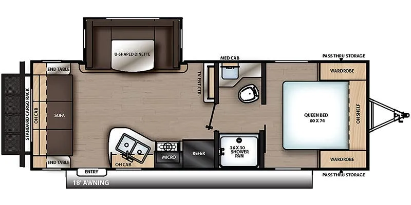 Coachmen Catalina Summit 231MKS floor plan