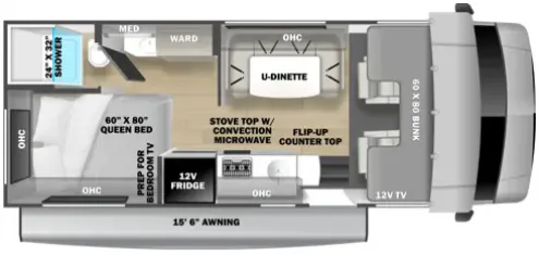 Forest River Forester 23514X4 floor plan