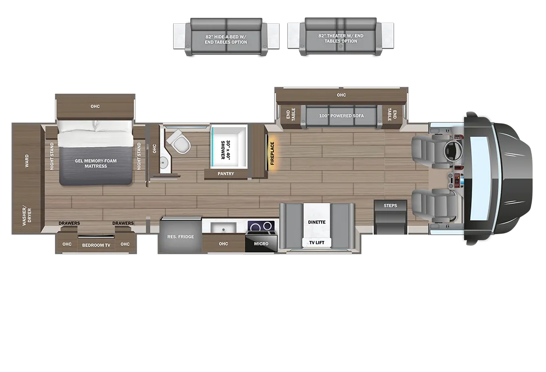 2026 Entegra Coach Centurion 39K - Floor plan