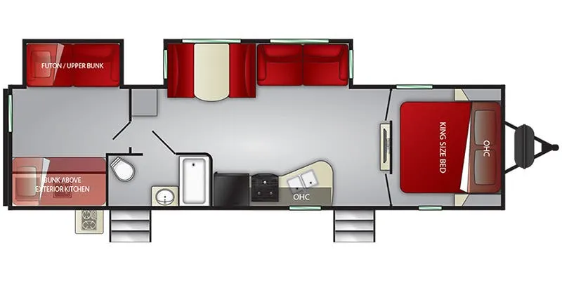 Cruiser RV Embrace EL310 floor plan