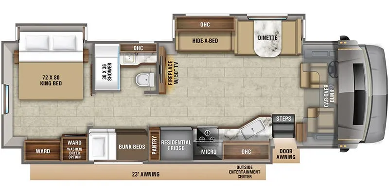 2021 Jayco Seneca 37L - Floor plan
