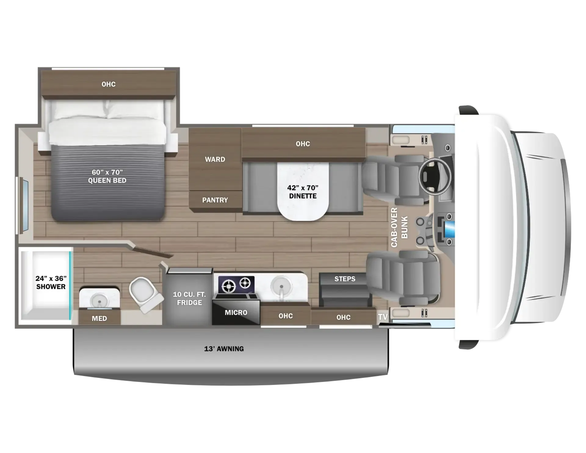 Entegra Coach Odyssey SE 22C floor plan