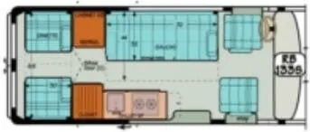Sportsmobile Express 133S floor plan