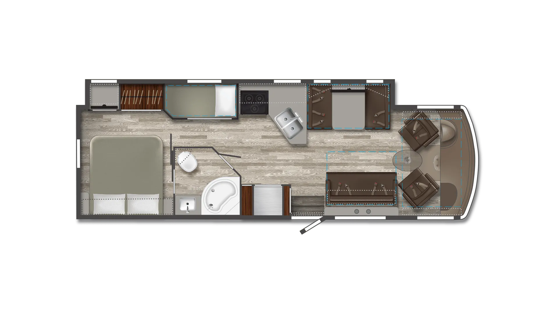 Winnebago Vista 31B floor plan