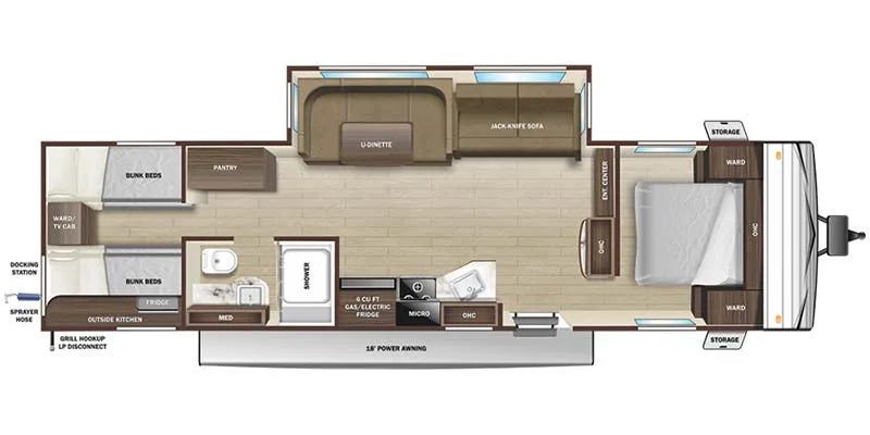 Olympia Olympia 29QBS floor plan