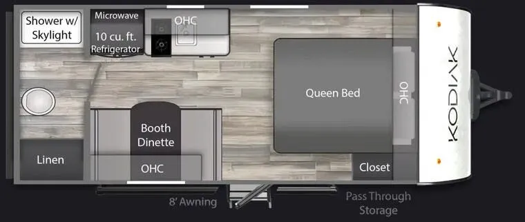 Dutchmen Kodiak 179RBS floor plan