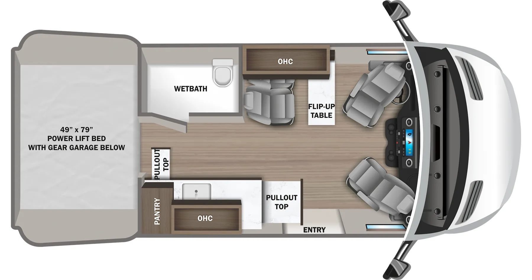 2023 Jayco Terrain 19Y - Floor plan