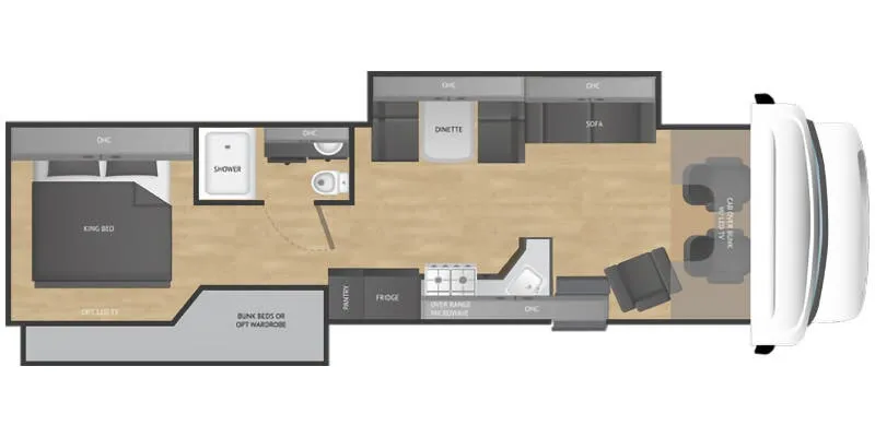 Nexus Wraith 35F floor plan
