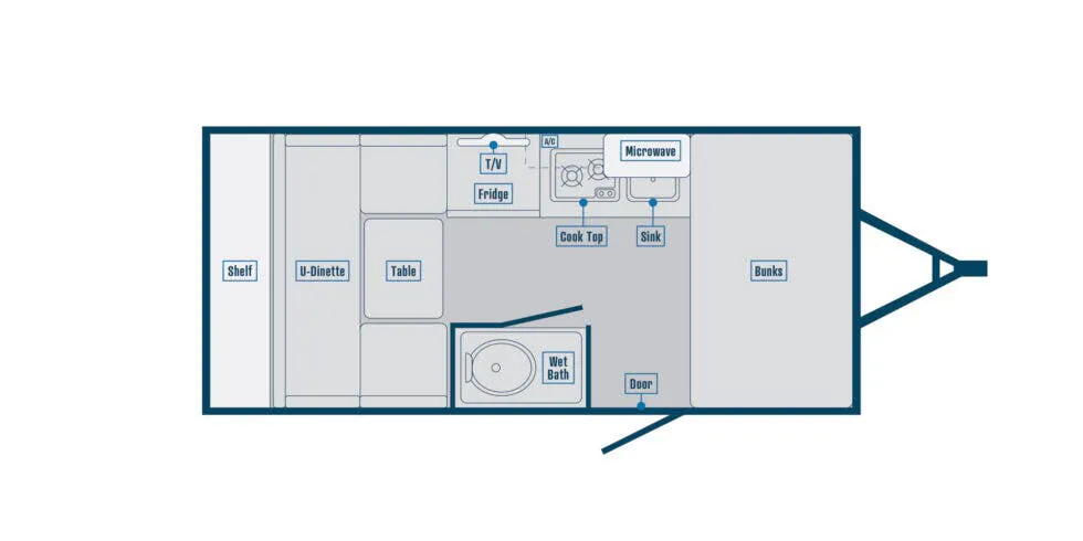 Bontrager Outdoors Standard 17BH floor plan