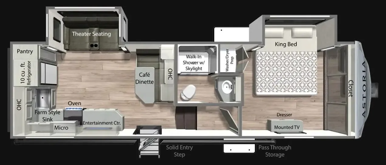 Dutchmen Astoria 260RK floor plan