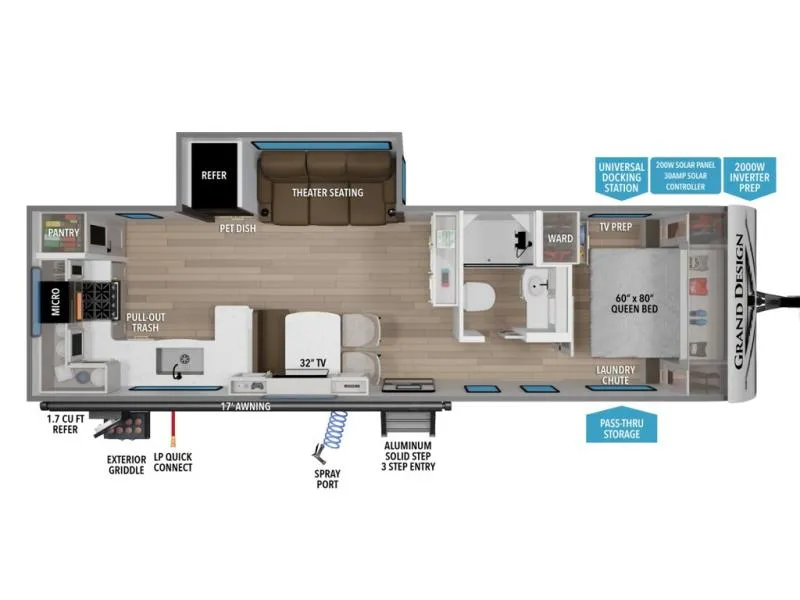 2026 Grand Design Transcend 285RKT - Photo 3