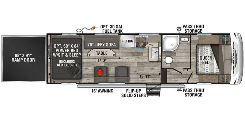 K-Z Sportster 280TH floor plan