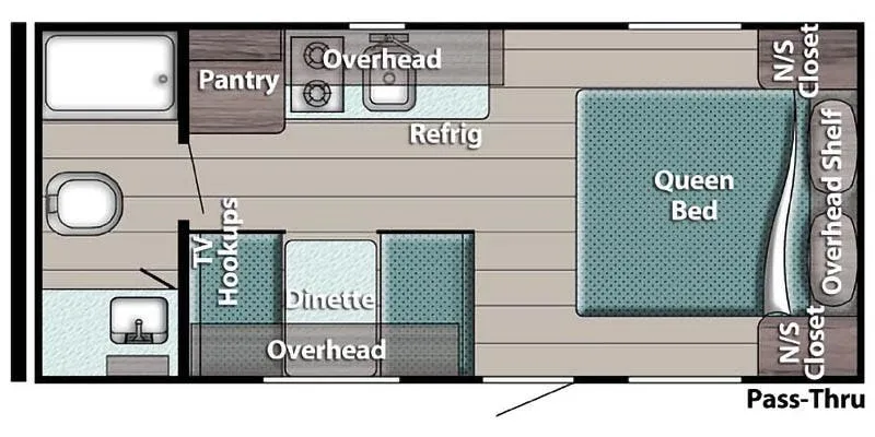 Gulf Stream TrailMaster 188RB floor plan