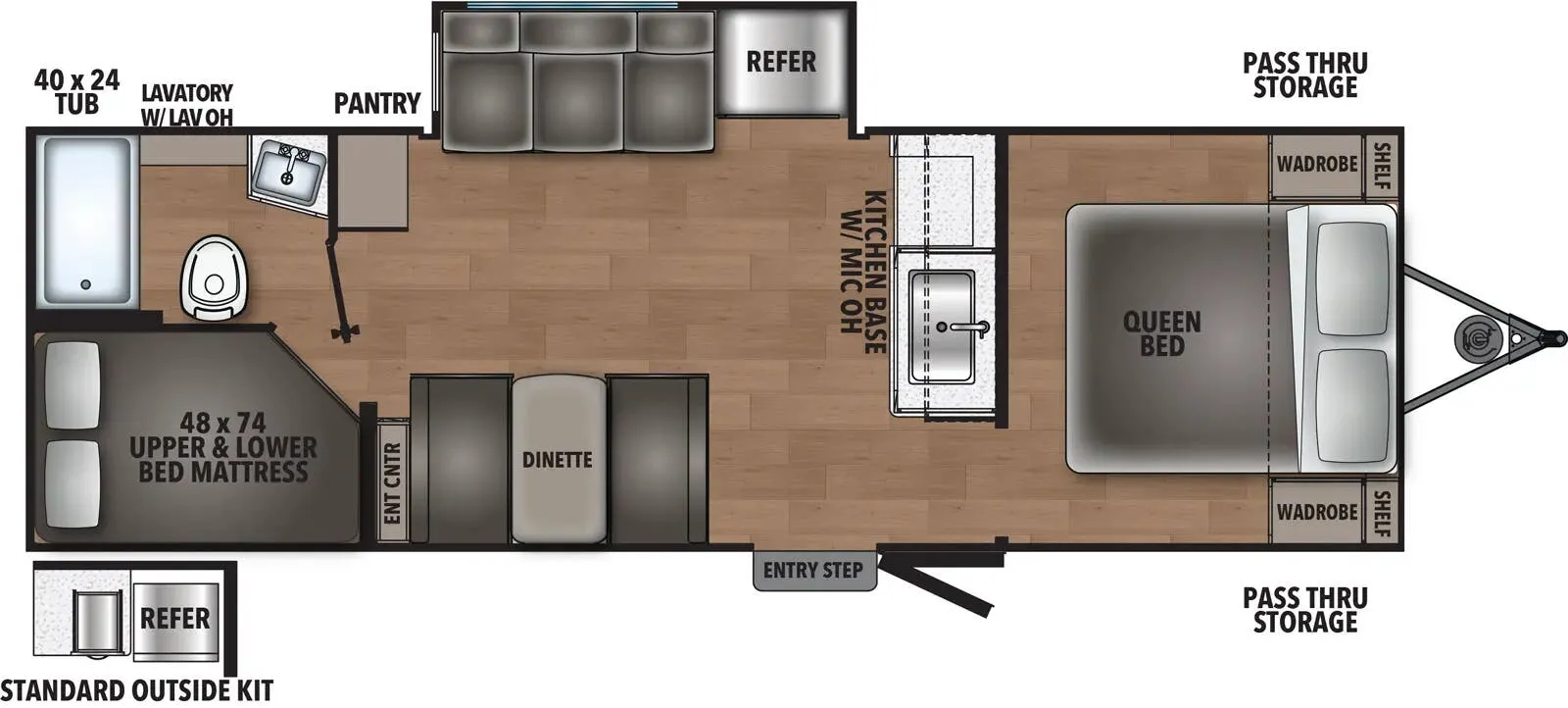 Coachmen Northern Spirit DLX 5250RS floor plan