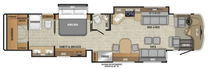 Entegra Coach Anthem 44F floor plan