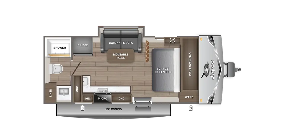 2026 Jayco Jay Flight SLX 180LKW floor plan