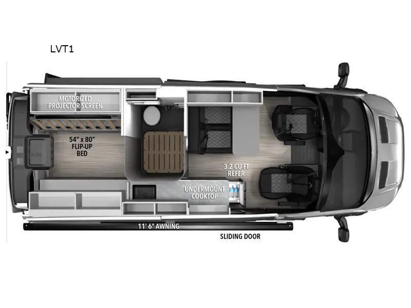 2026 Grand Design Lineage Series VT LVT1 floor plan