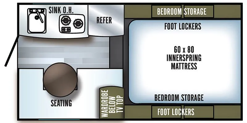 Palomino Backpack SS-550 floor plan