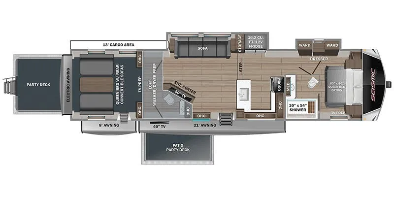 Jayco Seismic 413 floor plan