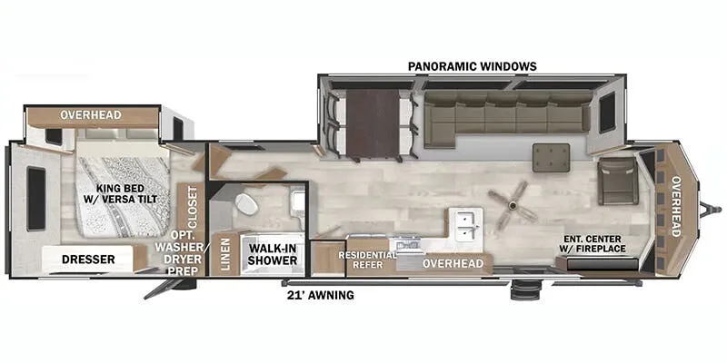 2025 Forest River Wildwood Lodge 40FDEN floor plan