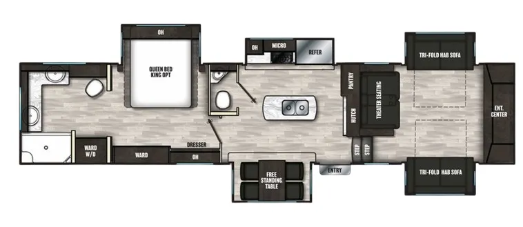 Coachmen Brookstone 344FL floor plan