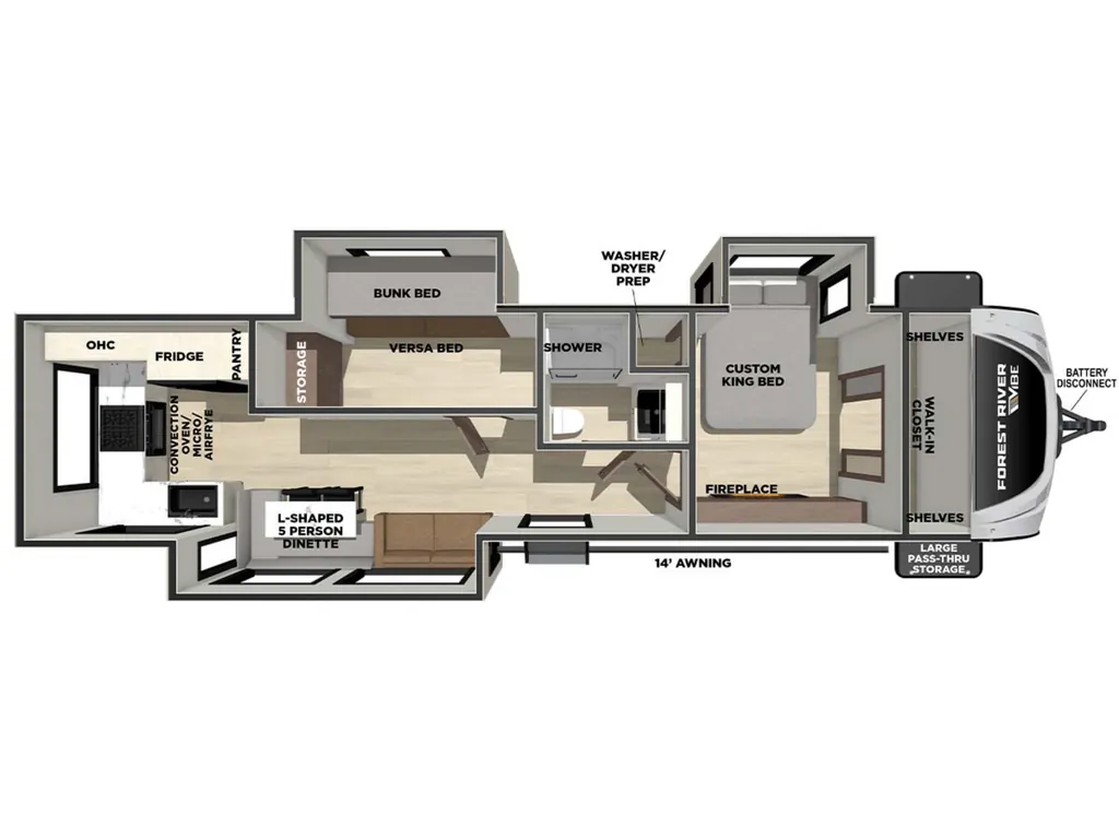 2026 Forest River Vibe 3400SB, Photos photo 32