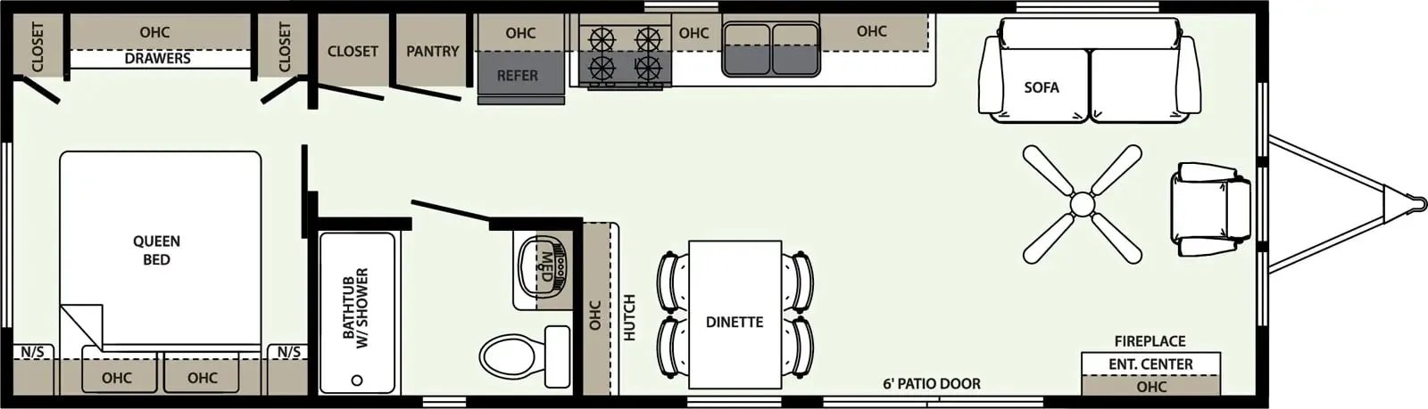 Forest River Quailridge Canada 355FL-C floor plan