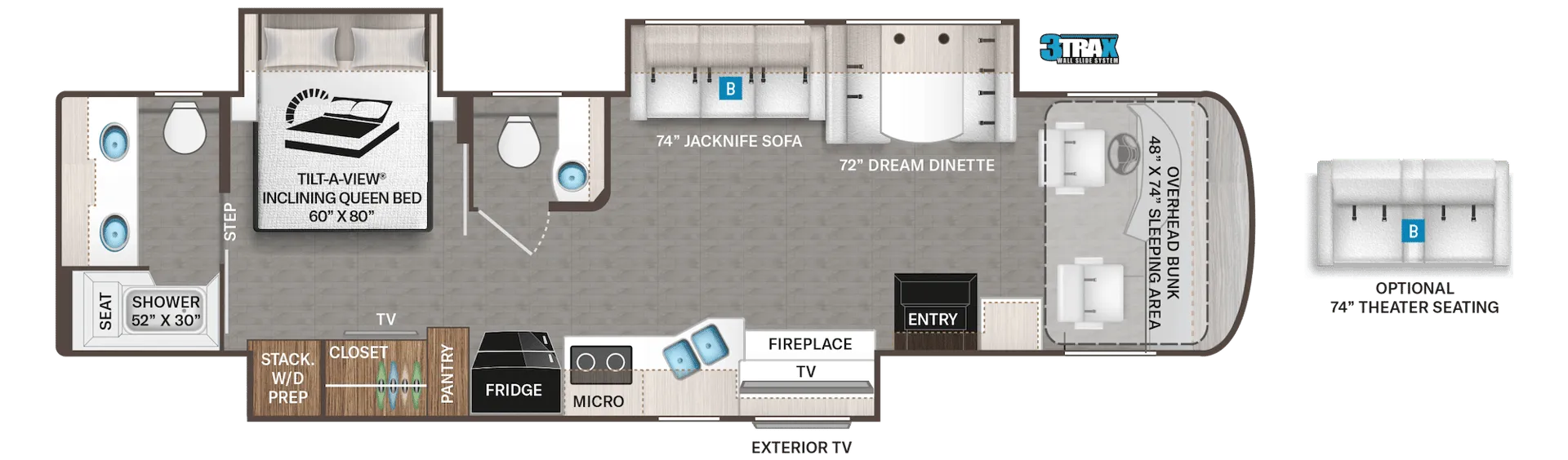 Thor Motor Coach Palazzo GT 37.5 floor plan